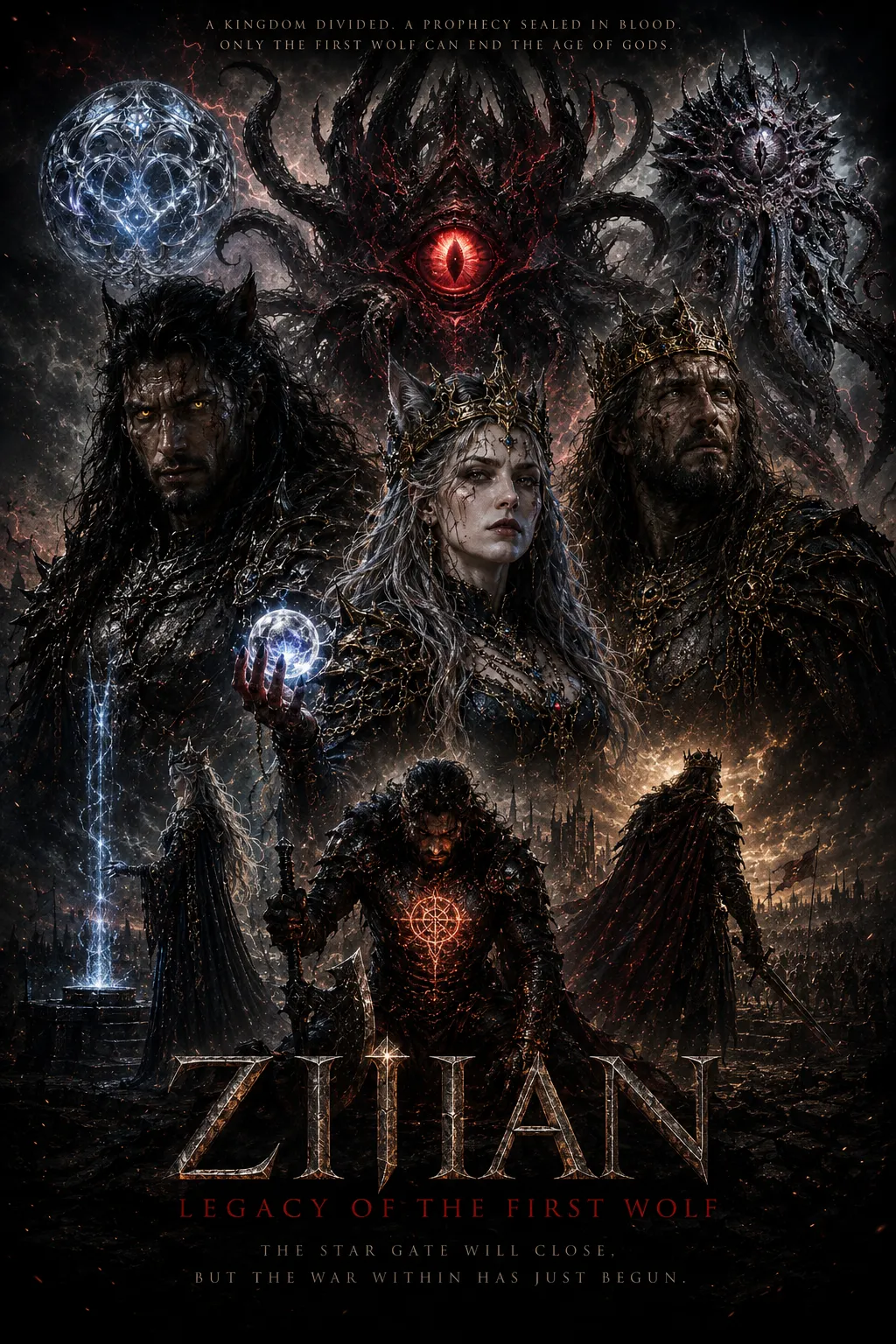 Zi Jian fantasy drama poster concept