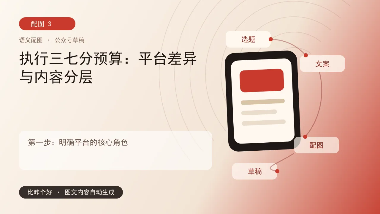 达人营销预算三七分：先补信任缺口，再谈转化优化 - 执行三七分预算：平台差异与内容分层